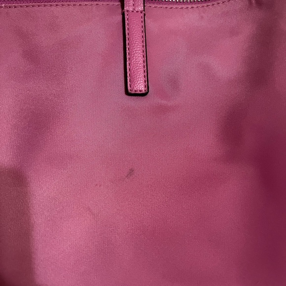 Kate Spade nylon zip tote pink 15 x 10 - Picture 7 of 11